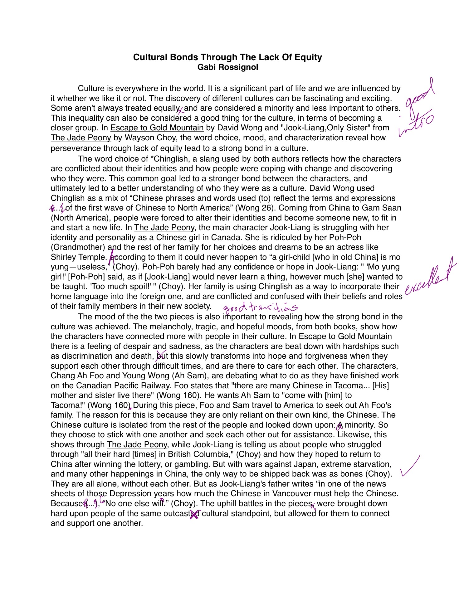 essay about being a good writer and improvements