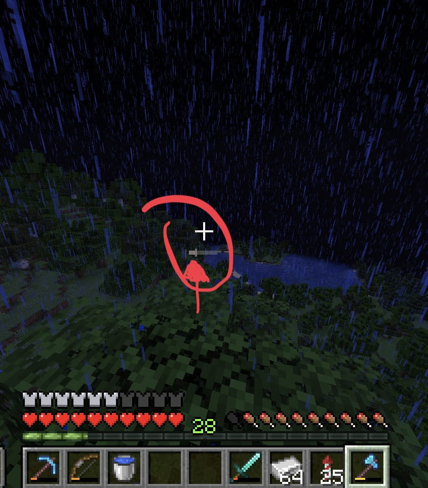 Here is a photo of the attack indicator look at where the arrow is pointing